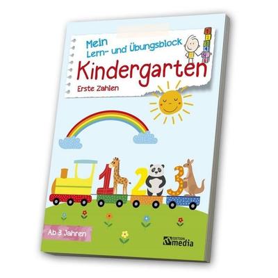 Mein Lern- & Übungsblock Kindergarten: Erste Zahlen, Gebundene Ausgabe von , Media Verlagsgesellschaft