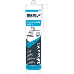 Silikon HT INSEBO temperaturbeständig bis 280 °C rotbraun 300ml Kartusche