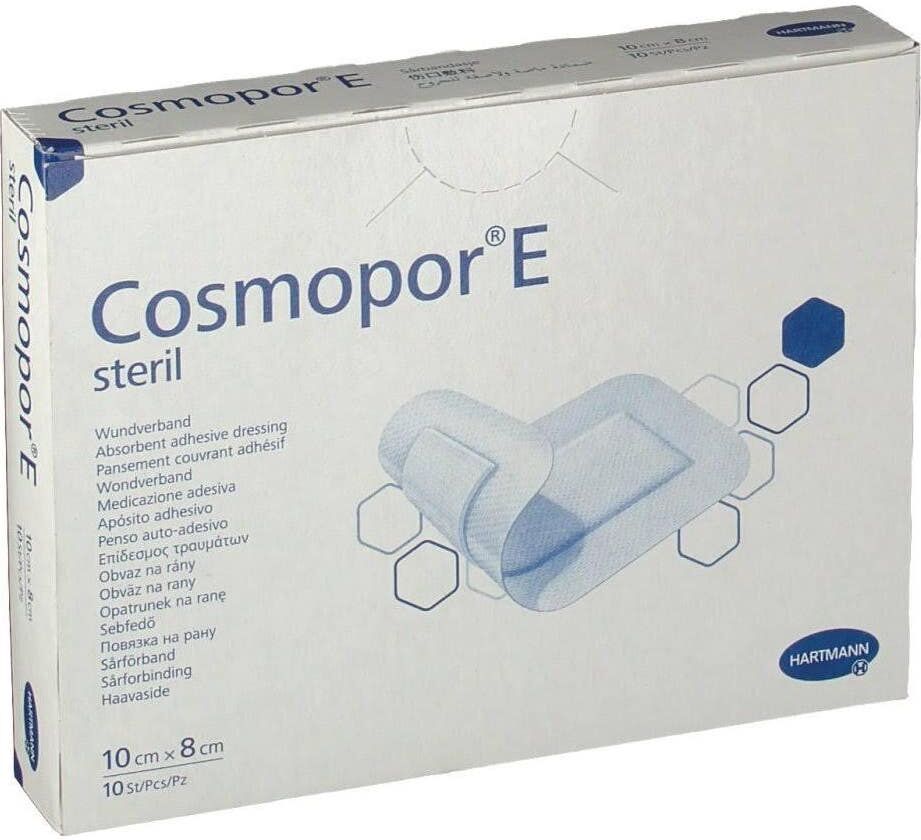 COSMOPOR E Steril 8 X10 cm 10 uds