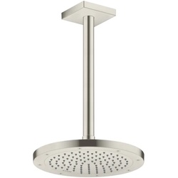 hansgrohe Deckenanschluss 26438800 300 mm, Edelstahl-Optik, eckig