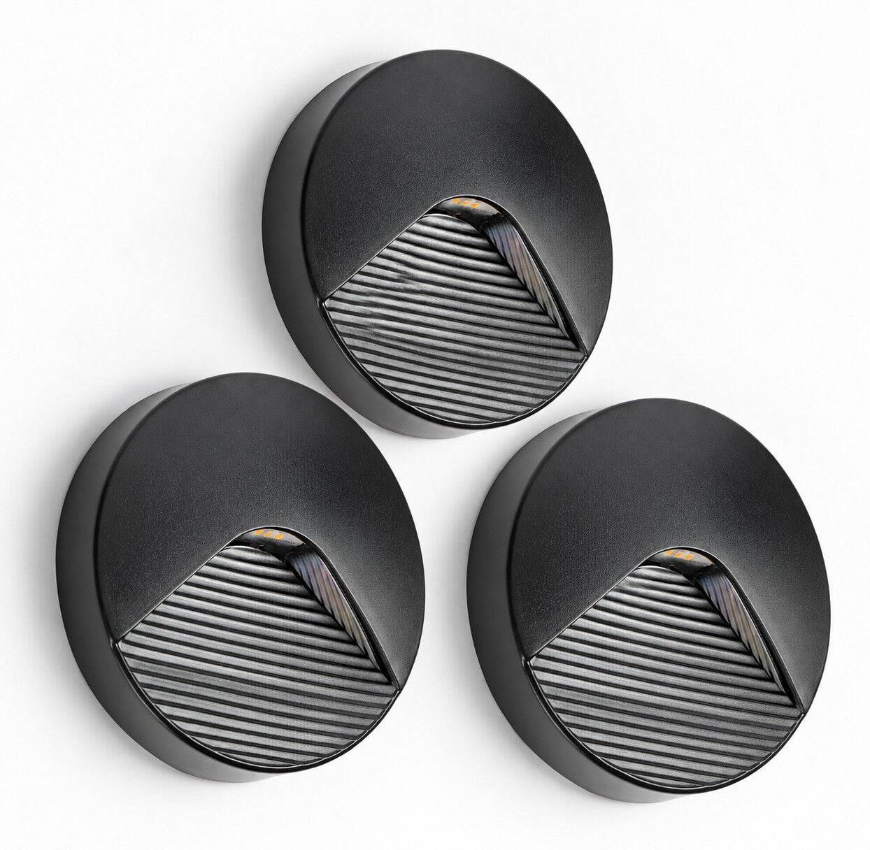 KS Verlichting Set van 3 Emily Muurlampen Zwart
