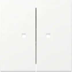 Gira 363127 Wippe 2-fach Kontrollfenster System 55 Reinweiß seidenmatt