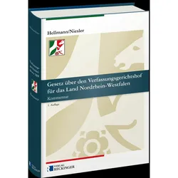 Gesetz über den Verfassungsgerichtshof für das Land Nordrhein-Westfalen, Fachbücher von André Niesler, Yvonne Hellmann