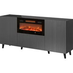 KOMMODE Vamos Grey 180 mit Kamin