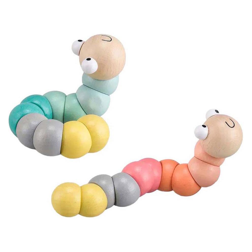 Bigjigs Holzwurm - Pastell (57947434)