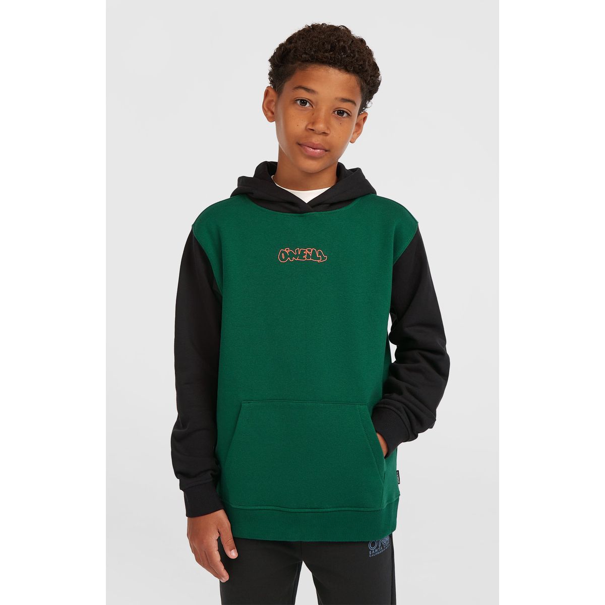 O'Neill Fwc'play Hoodie emerald envy colour block (46056) 140 4750073-46056-140