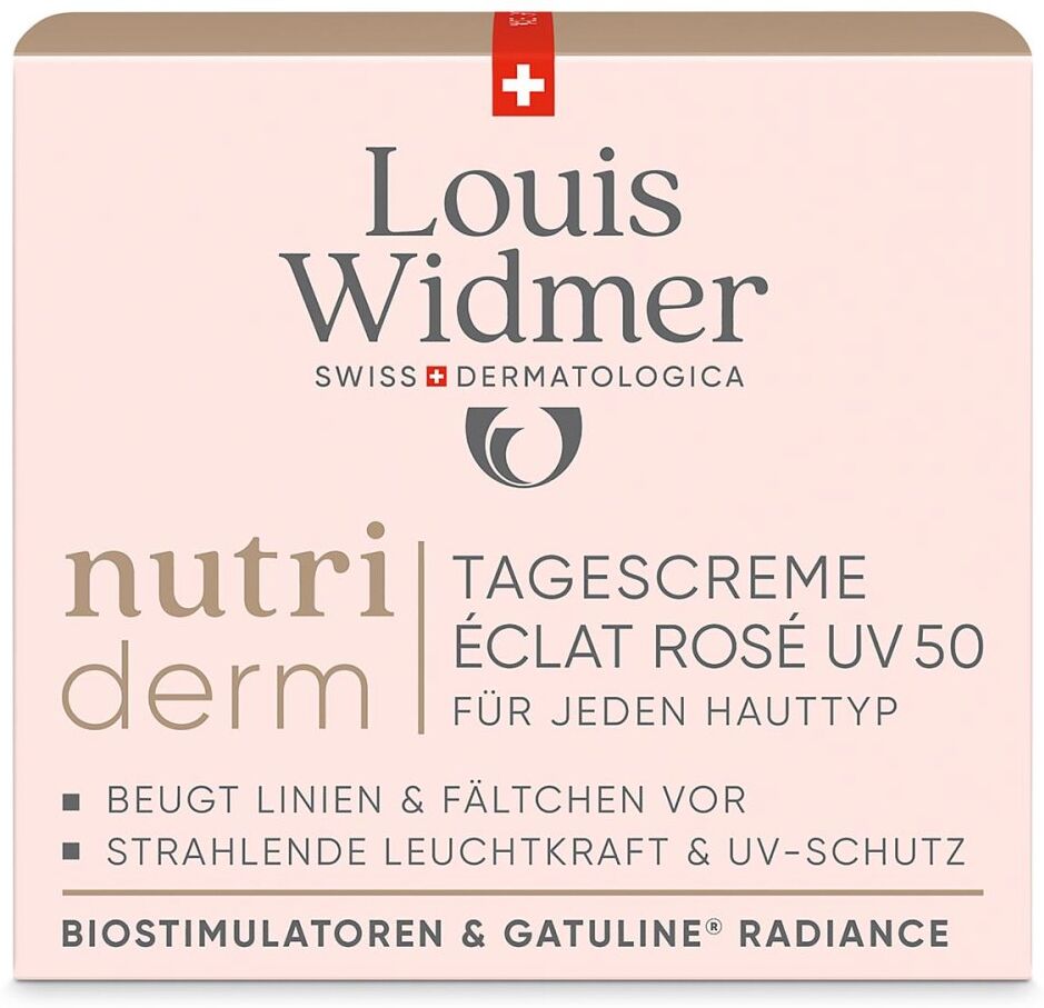 Louis Widmer nutriderm Tagescreme Èclat Rosé UV 50