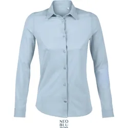 NEOBLU Damen Bluse langarm Balthazar Women soft blue 3XL