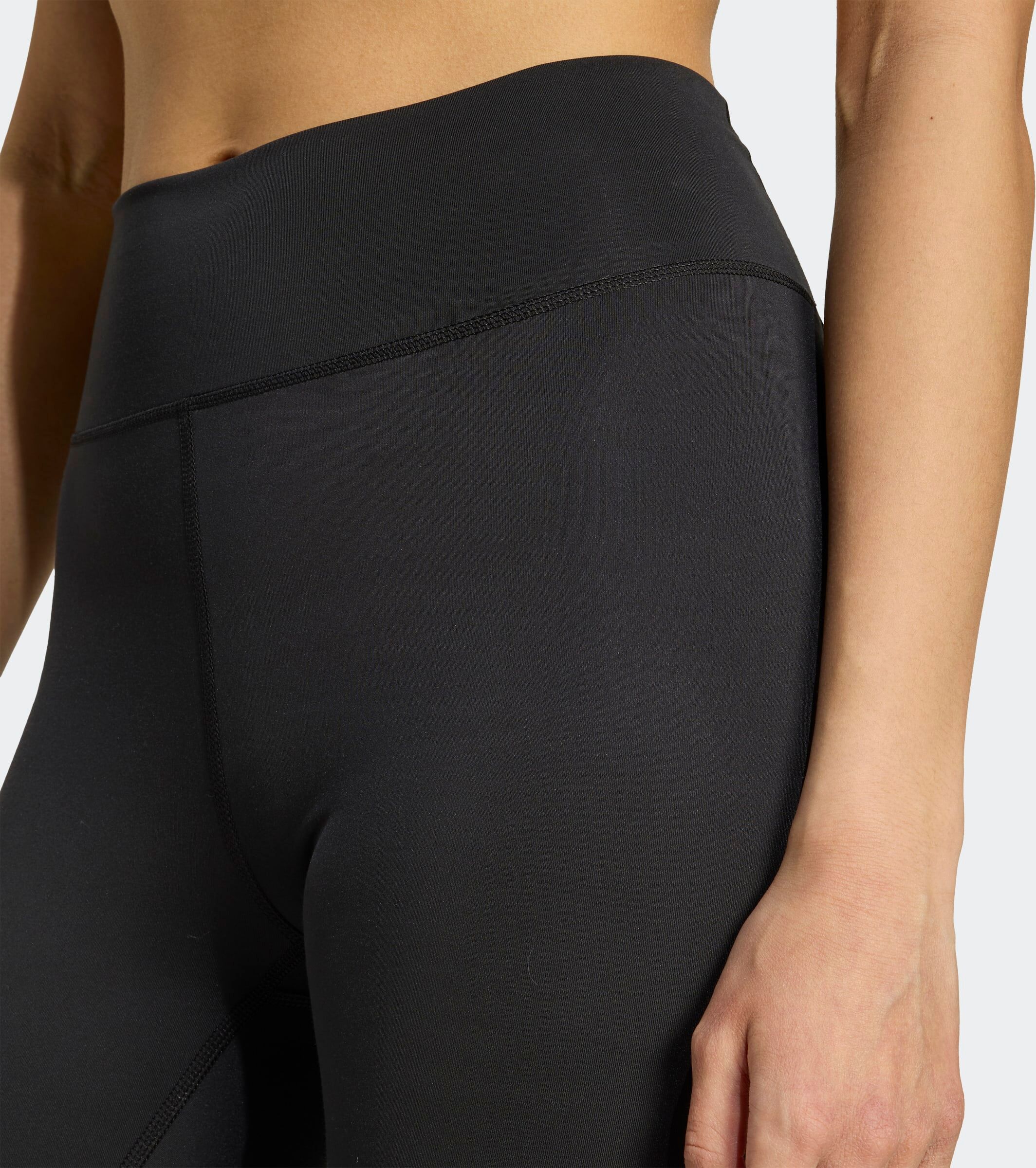 Trainingstights ADIDAS PERFORMANCE "ALL ME ESSENTIALS FULL-LENGTH LEGGINGS", Damen, Gr. S, N-Gr, schwarz (schwarz, schwarz, normal, gr.), Obermaterial: 85% Polyester, 15% Elasthan, Hosen Trainingstights, für Fitness und Yoga, ohne Verschluss, mit climacoo