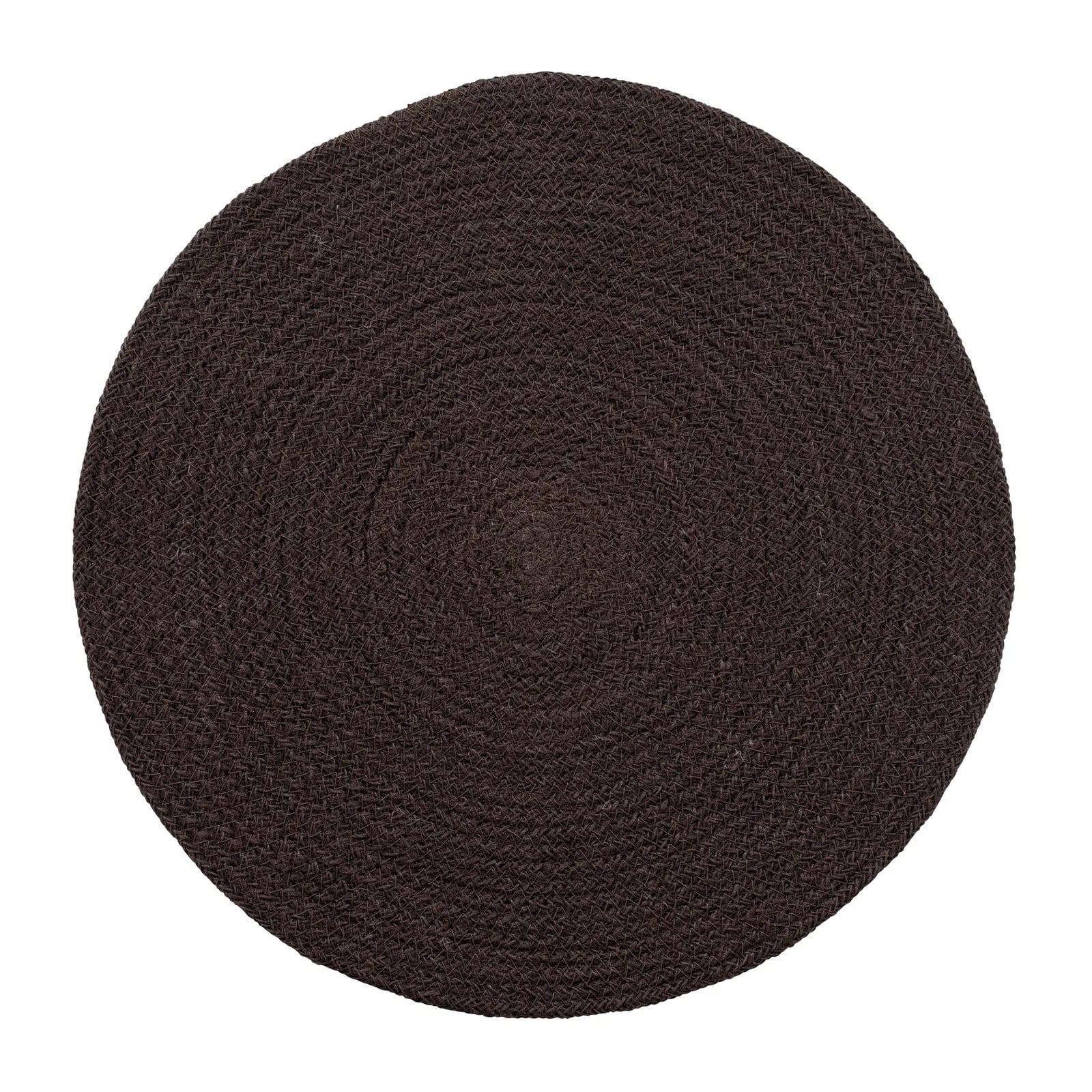 Dixie Ella placemat Ø38 cm Zwart-bruin