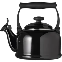 Le Creuset Wasserkessel Tradition Schwarz