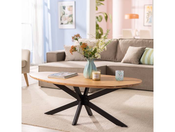 Couchtisch Arbate 130 cm 130 x 45 x 60cm Braun