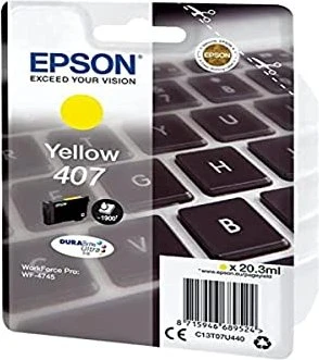 Epson T07U440 Nr.407 gelb, 1900 Seiten