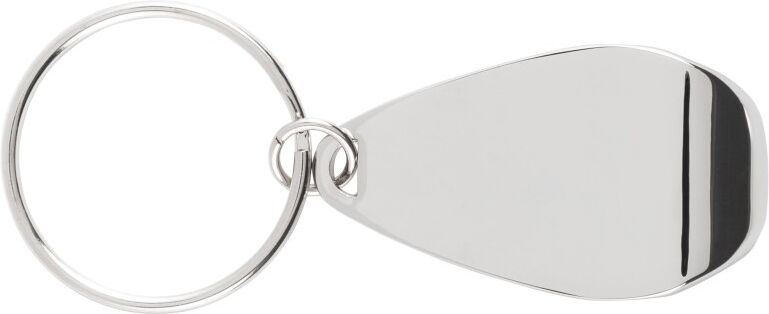 Porte-clés personnalisé décapsuleur Alma argenté