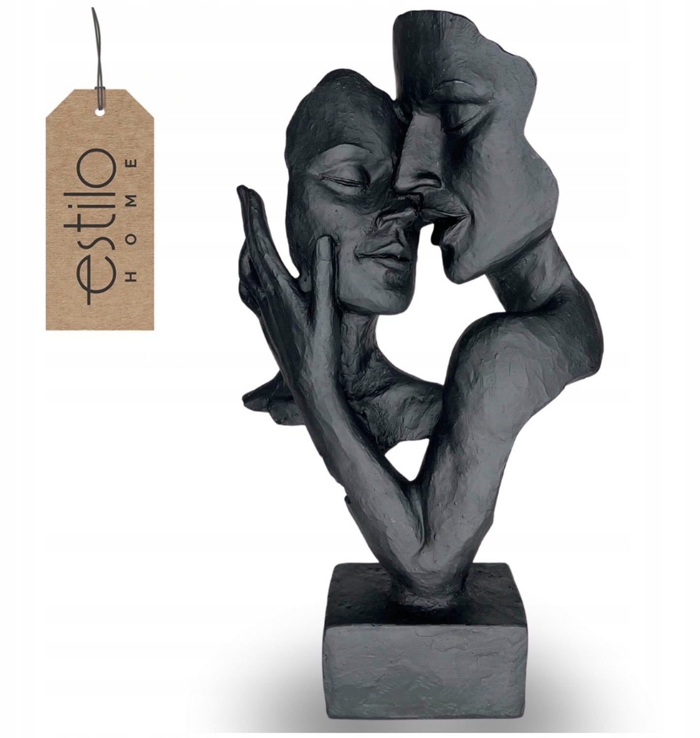 Moderne Zwarte Decoratieve Figuur Verliefd Paar voor op Tafel