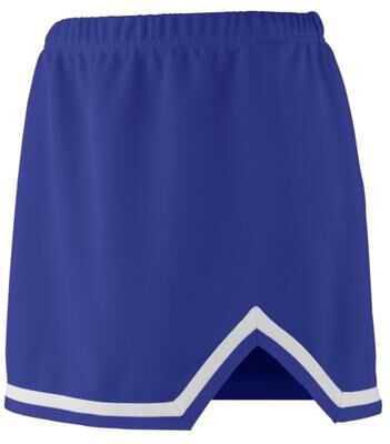 Augusta Sportswear 9126 Athletic Girls Energy Skirt in Purple/White size Large   Polyester