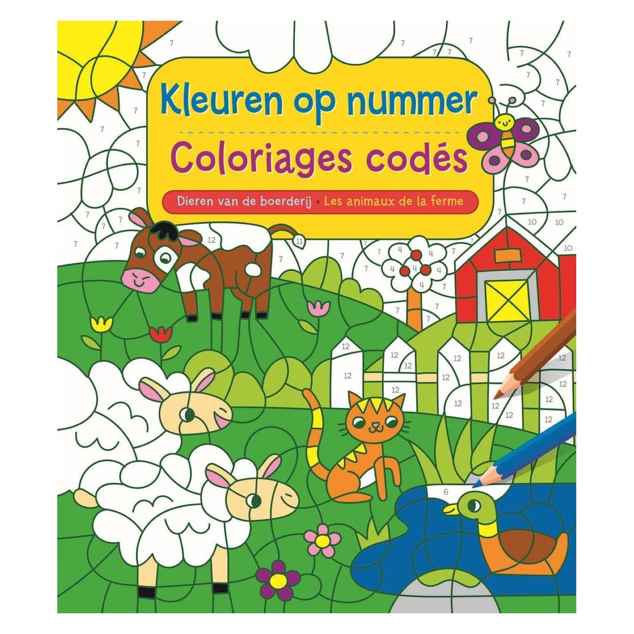 Deltas Bauernhoftiere - Ausmalen nach Zahlen (77226911)