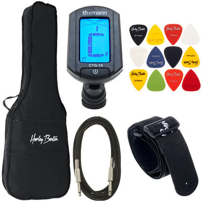 Harley Benton E-Guitar Accessory Pack Schwarz