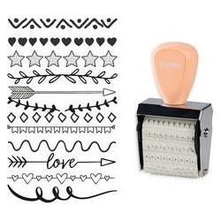 Trodat Stempel- & Kissen Set Creative Mini Böse Sprüche schwarz (205758)