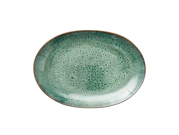 Bitz Plat ovale Bitz 25x36 cm Noir-vert
