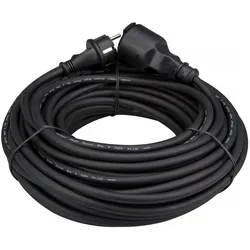 Velleman, Verlängerungskabel, GUMMI-VERLÄNGERUNGSKABEL - 25 m - 3G1.5 (25 m, CEE 7/3)