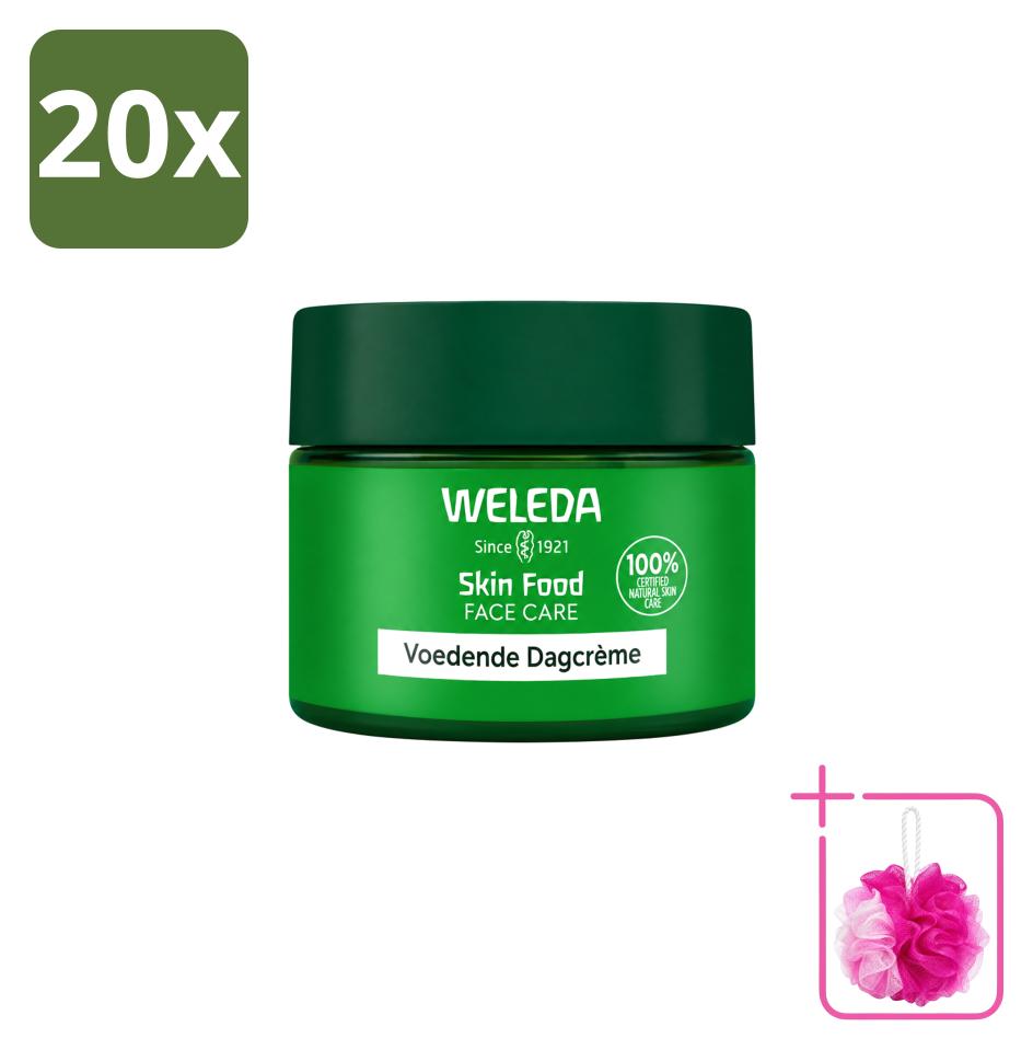 20 x Weleda Skin Food Tagescreme - Pflegend - 40 ml - Sparpackung - 20 Stücke