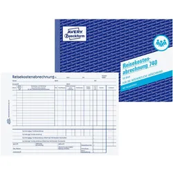 AVERY Zweckform Reisekostenabrechnung 740 DIN A5 - 50 Blatt