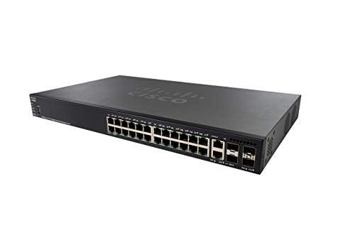 Cisco SG550X-24MP-K9-EU switch zwart