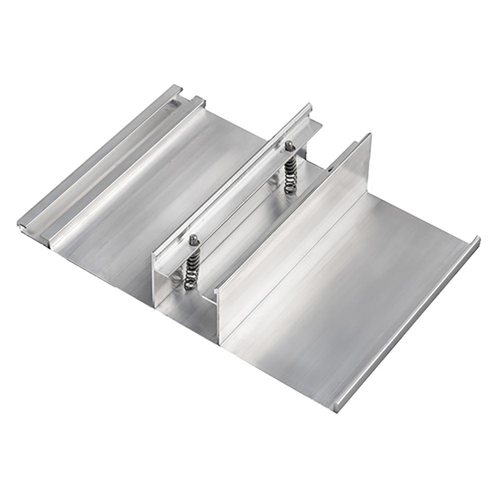 Lorenz PV-Fuss Alu f.Flachd 160x240mm Geeignet für Flachdachbefestigung (Solaranlage Montagematerial) (301010120)
