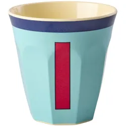 RICE Melamin Buchstabenbecher Vintage Medium, I Mint