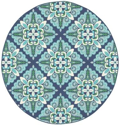Style Haven Martinque Medallion Indoor Outdoor Area Rug-