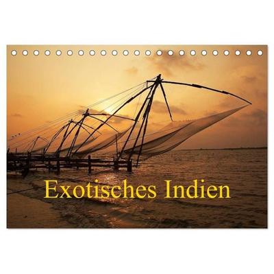 Exotisches Indien (Tischkalender 2027 DIN A5 quer), CALVENDO Monatskalender