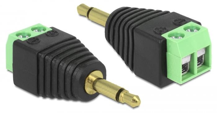 Delock audio-adapter 2-polige klemmenstrook
