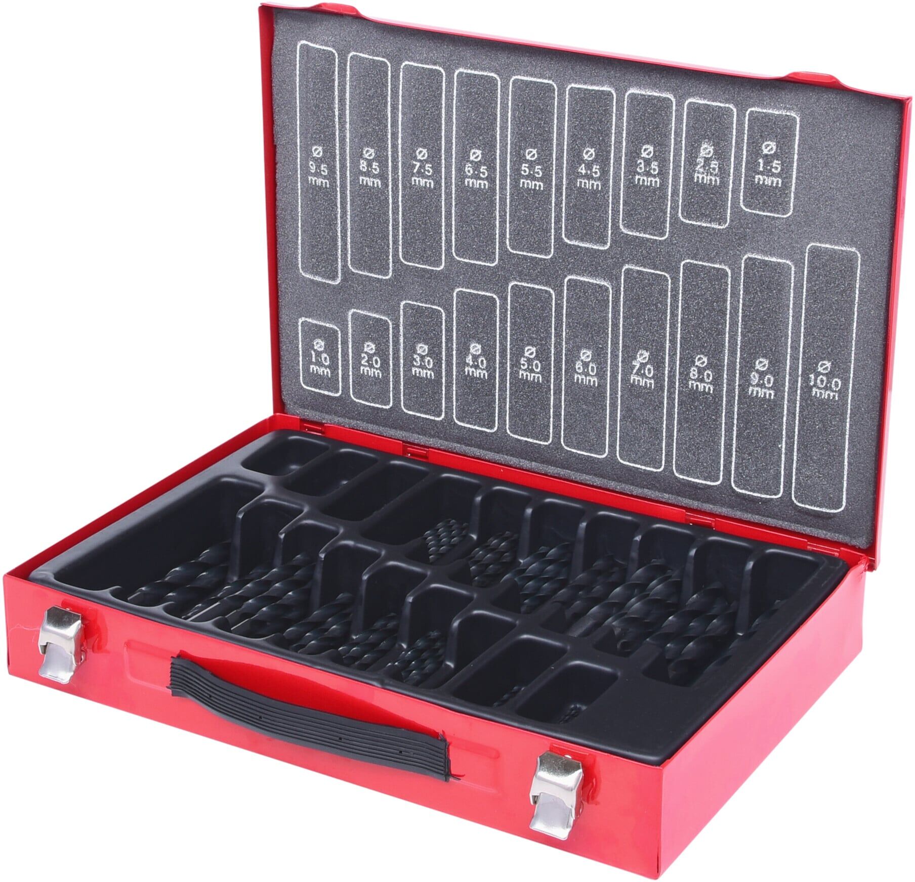 KS Tools HSS-R Spiralbohrer-Satz, 170-teilig, 1-10mm (330.1640)