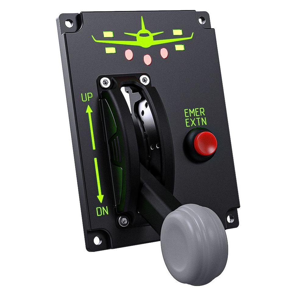 Virpil Controls Vector Gear MCP, Fahrwerkshebel, RGB-Statusanzeige - schwarz (PC) (VPC-414-002)