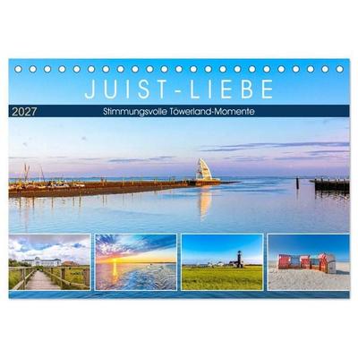 JUIST-LIEBE (Tischkalender 2027 DIN A5 quer), CALVENDO Monatskalender