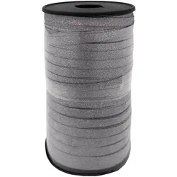 Geschenkband / Ballonband / Polyband / Kräuselband - glitzer schwarz 92m