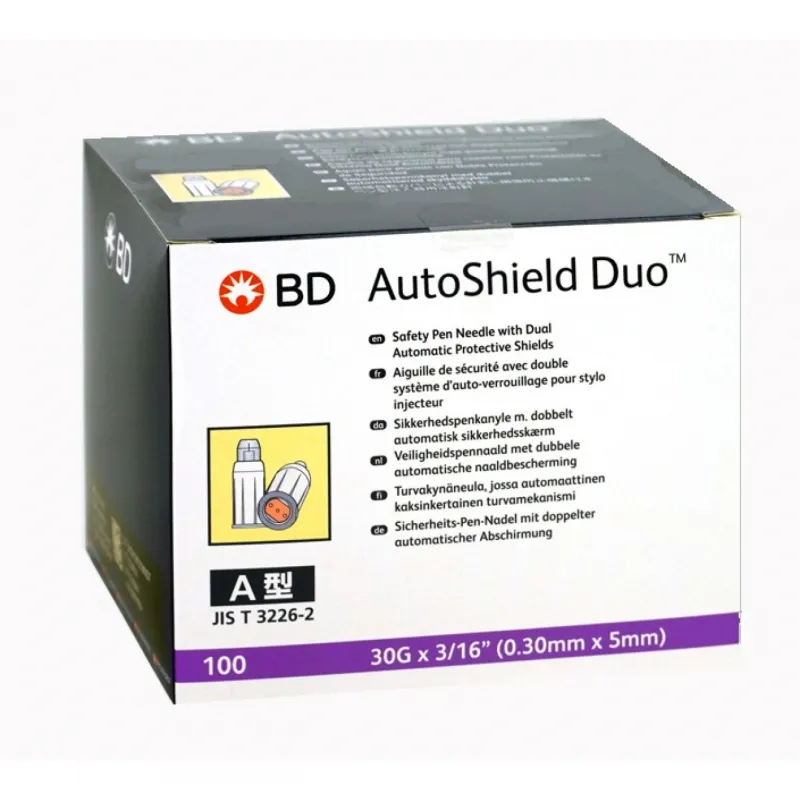 BD, Becton Dickinson GmbH BD AutoShield Duo Sicherheits-Pen-Kanüle 0,30 x 5 mm (100 Stck.) 329605
