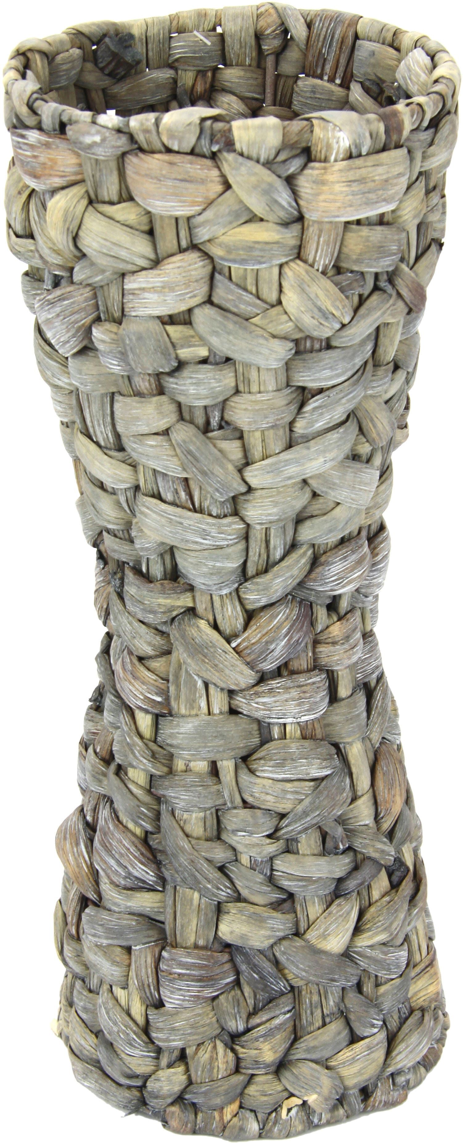 Wasserhyazinthenvase I.GE.A. "Wasserhyazinthenvase", grau, B:14cm H:40cm, Wasserhyazinthe, Pflanzgefäße