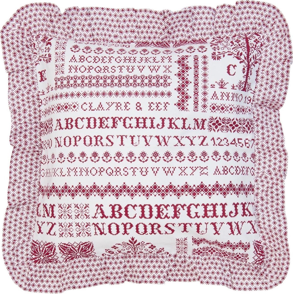 Clayre & Eef Kussenhoes 40x40 cm