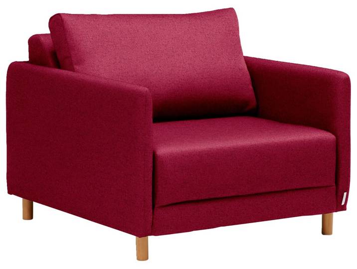 Z2 Schlafsessel ALLY, Stoff, skandinavisches Design, bunter Stoffbezug, hochwertige Schaumstoffpolsterung, platzsparend