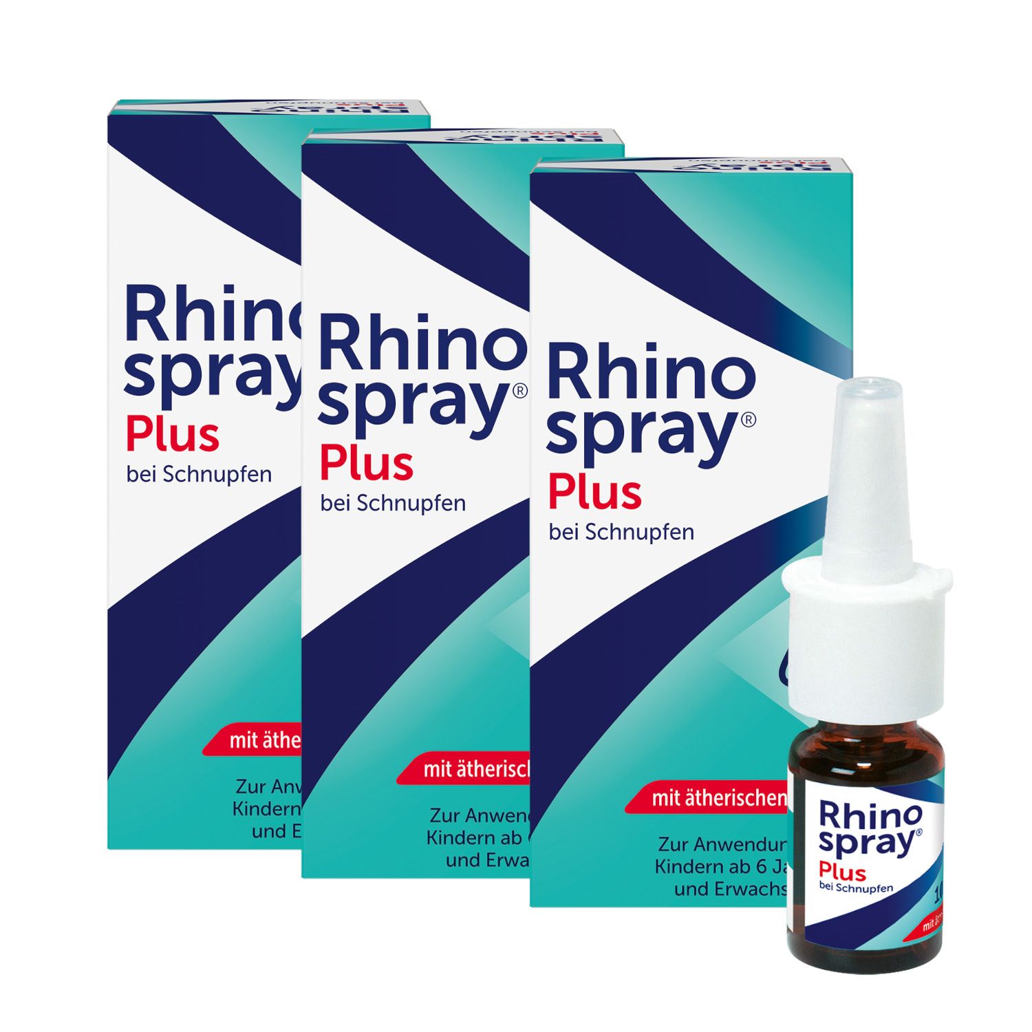 Rhinospray plus b.Schnupfen m.Feindosierer 3er-Pack 3x10 ml Dosierspray