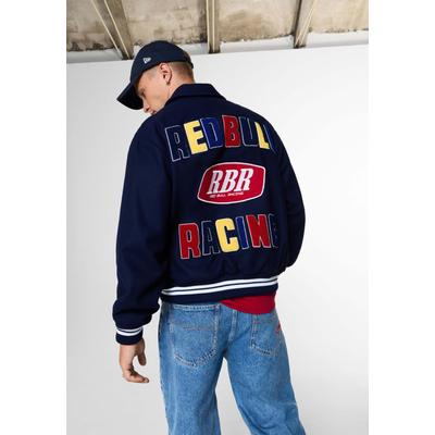 Winterjacke "Winterjacke WOOL JACKET", Herren, Gr. M, blau (navy), 80% Wolle, 20% Nylon, RED BULL RACING X PEPE, Jacken Winterjacke