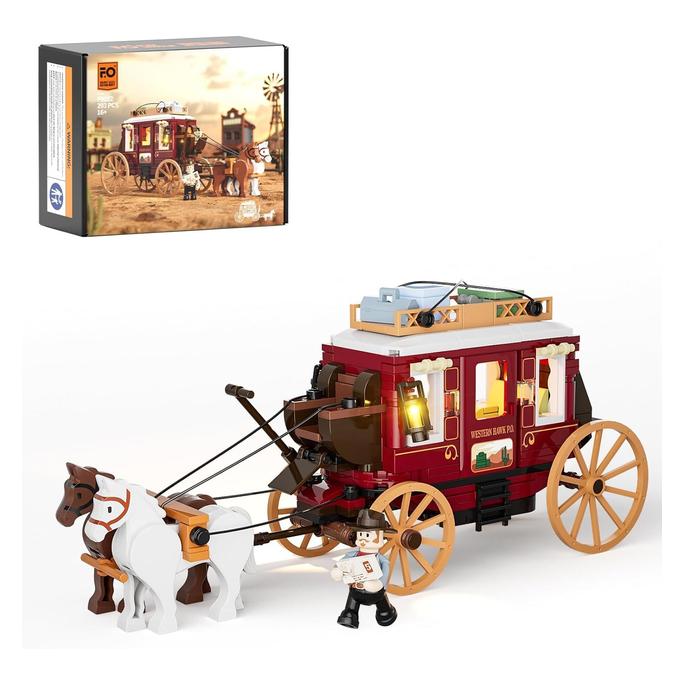 Lumibricks Western Stagecoach (F9052)