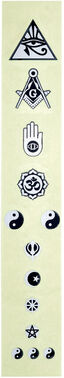 Jockomo Religion Symbols Fret Markers