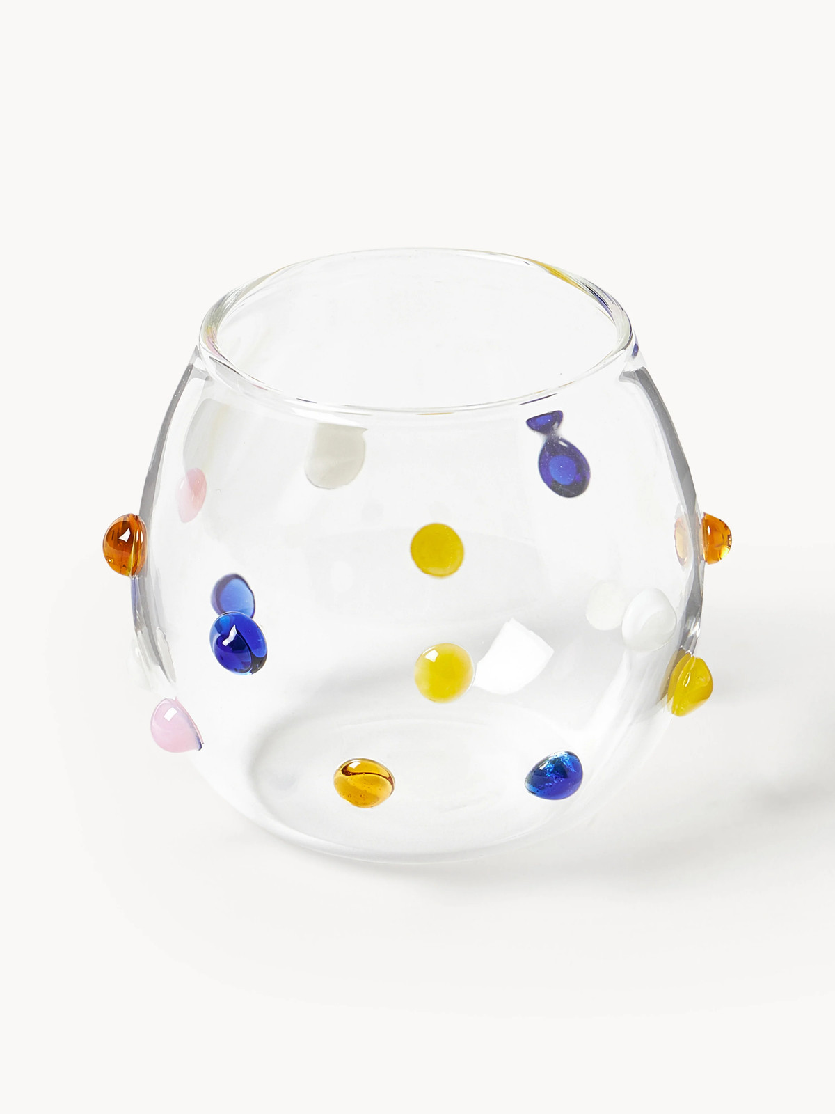 Westwing Collection Perli mondgeblazen borosilicaatglazen, 4-delig