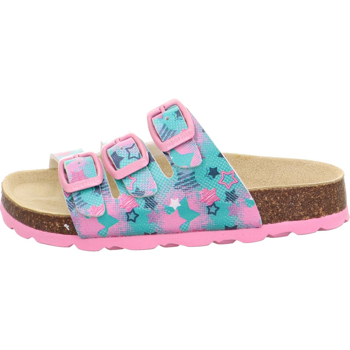 Superfit Fussbettpantoffel hellgrÜn/mehrfarbig (7520) 40 1-800113-7520-40