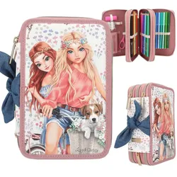 Depesche 12921 TOPModel 3 Fach Federtasche VELO FLEUR