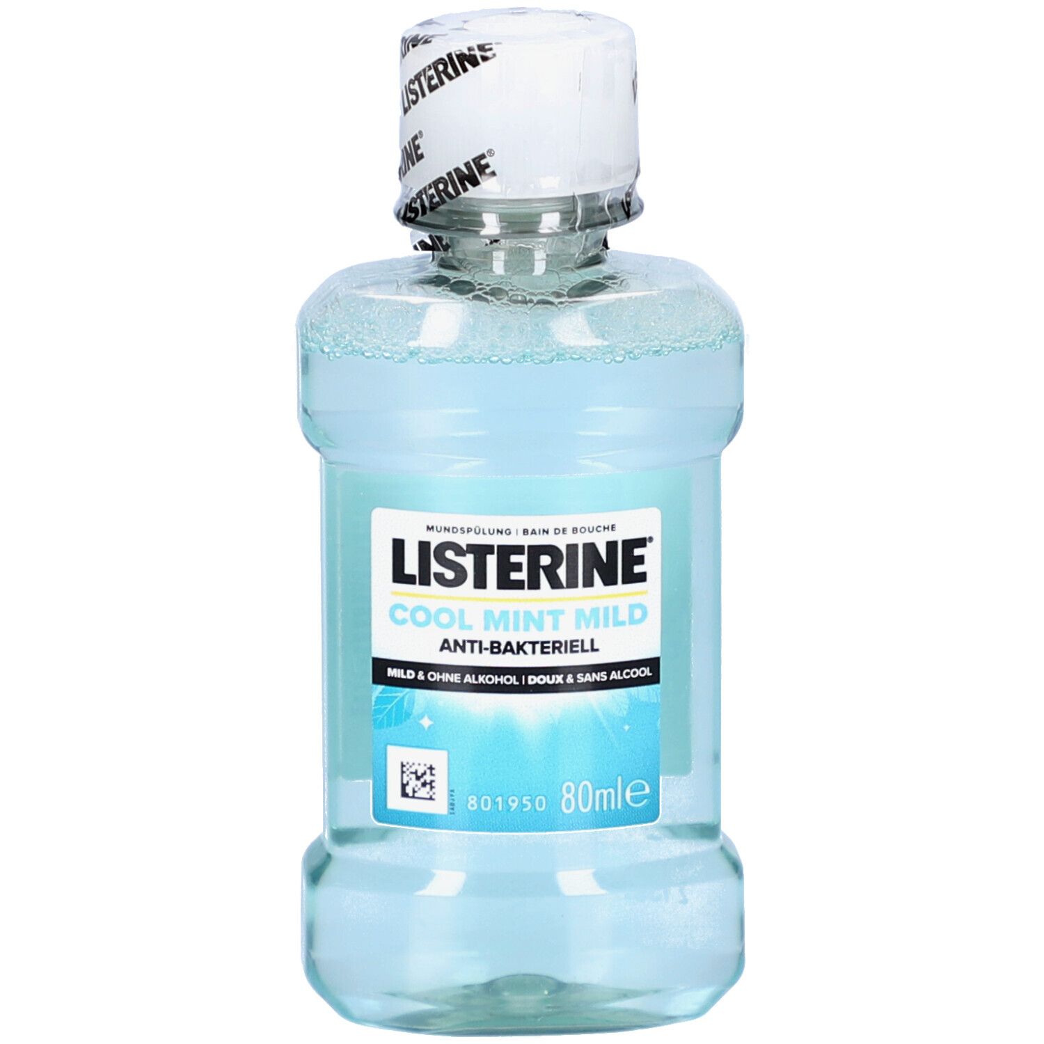 Listerine Cool Mint milder Geschmack Mundspülung 80 ml Lösung