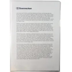 Soennecken Sichthülle 1609 DIN A4 PP transparent 50 St./Pack.